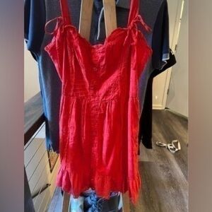 Urban outfitters romper Red Womens medium